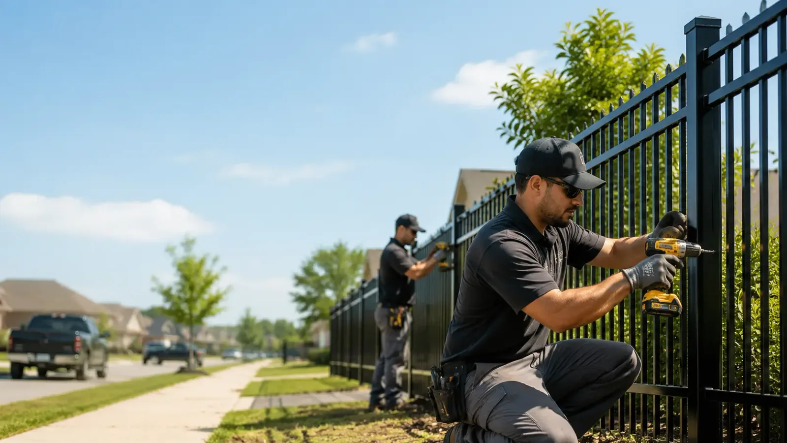 Metal Fence Installation in Wasco, IL
